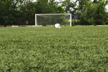 Soccer Ball by Net
